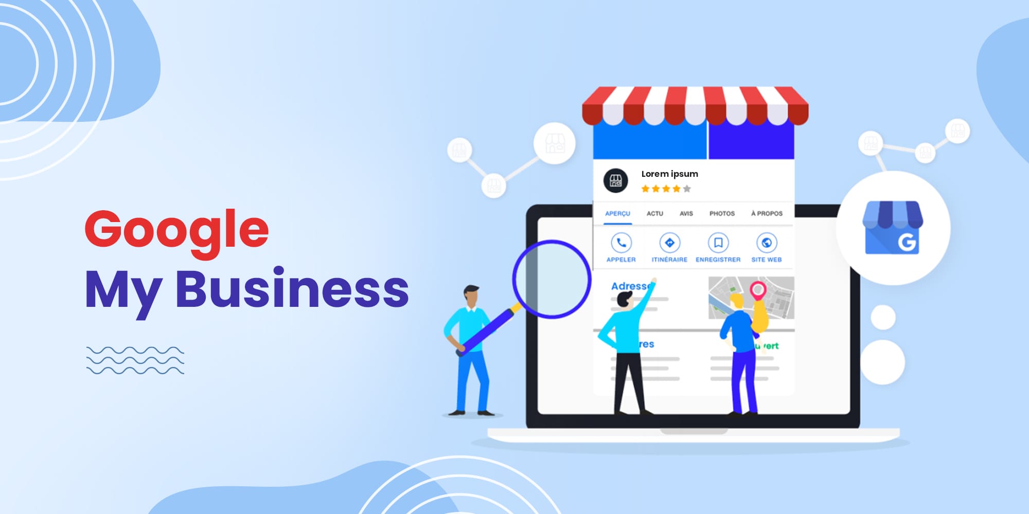 Google Business Profile optimization mockup