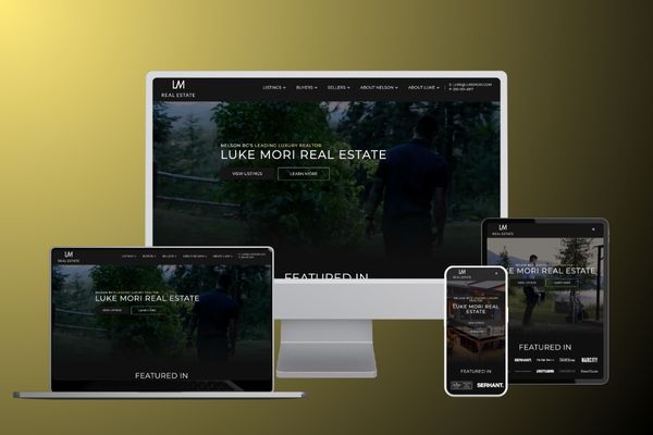 Luke Mori Real Estate Website Preview
